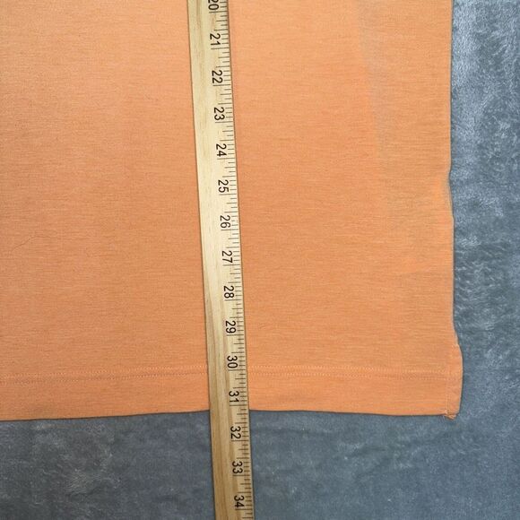 Footjoy Men's Athletic Fit Solid Pocket Golf Polo Shirt Size XL Peach EUC - Picture 7 of 11